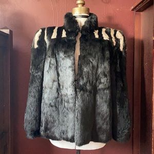 VTG Sergio Valente Rabbit Fur Coat
